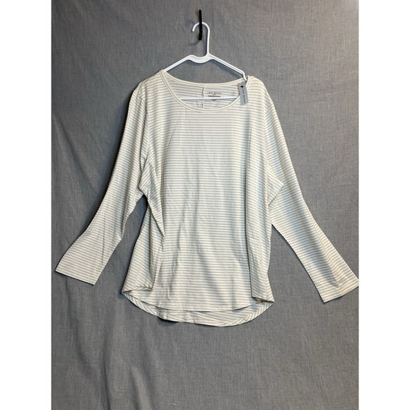 Lane Bryant Tops - Lane Bryant Top Size Women's Plus Size 22/24 Gold Striped Long Sleeve Shirt NWT